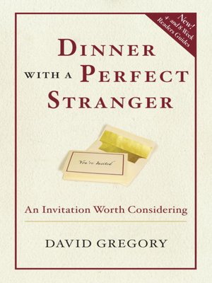 cover image of Dinner with a Perfect Stranger